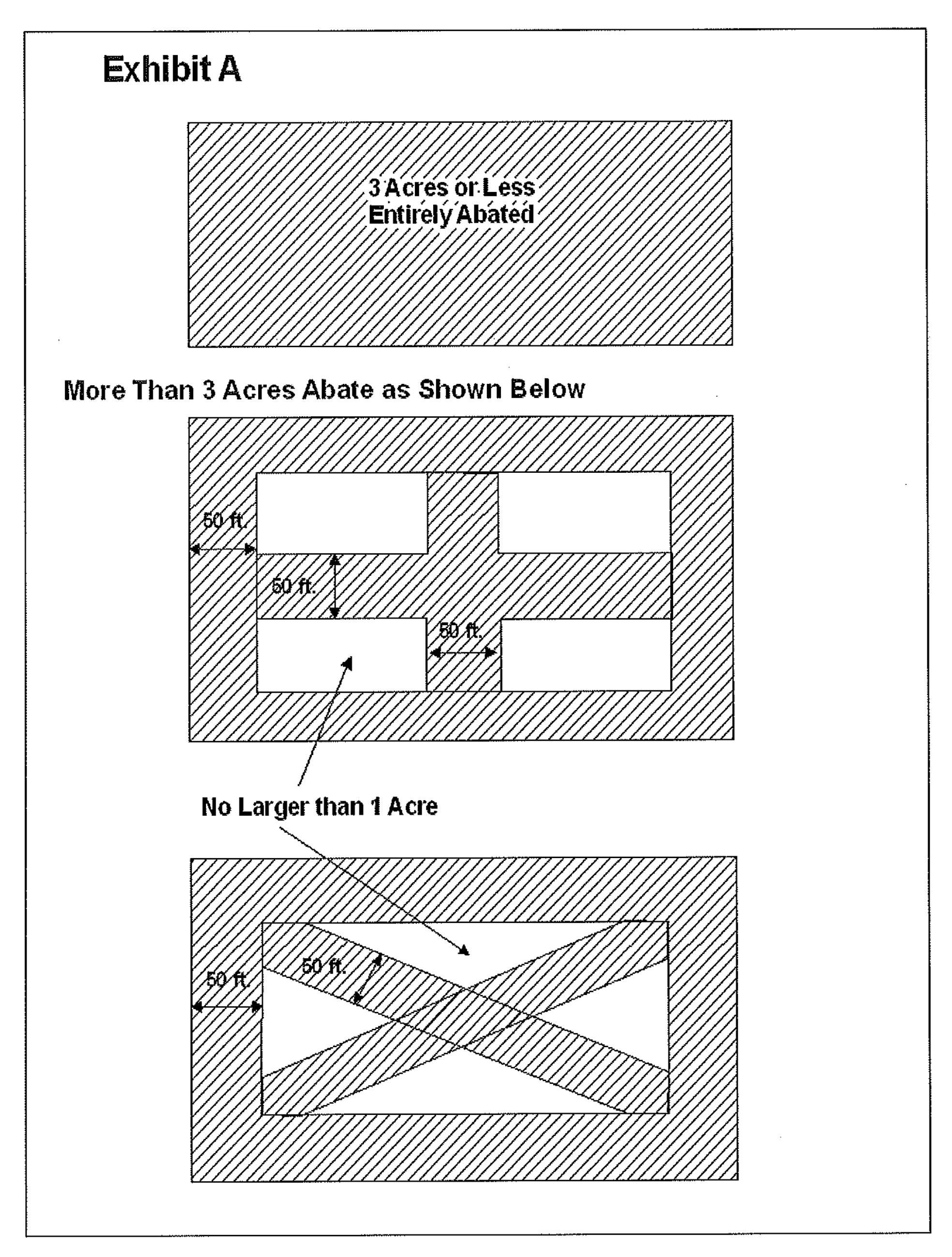 Exibit A WEED ABATEMENT STANDARD DIAGRAM